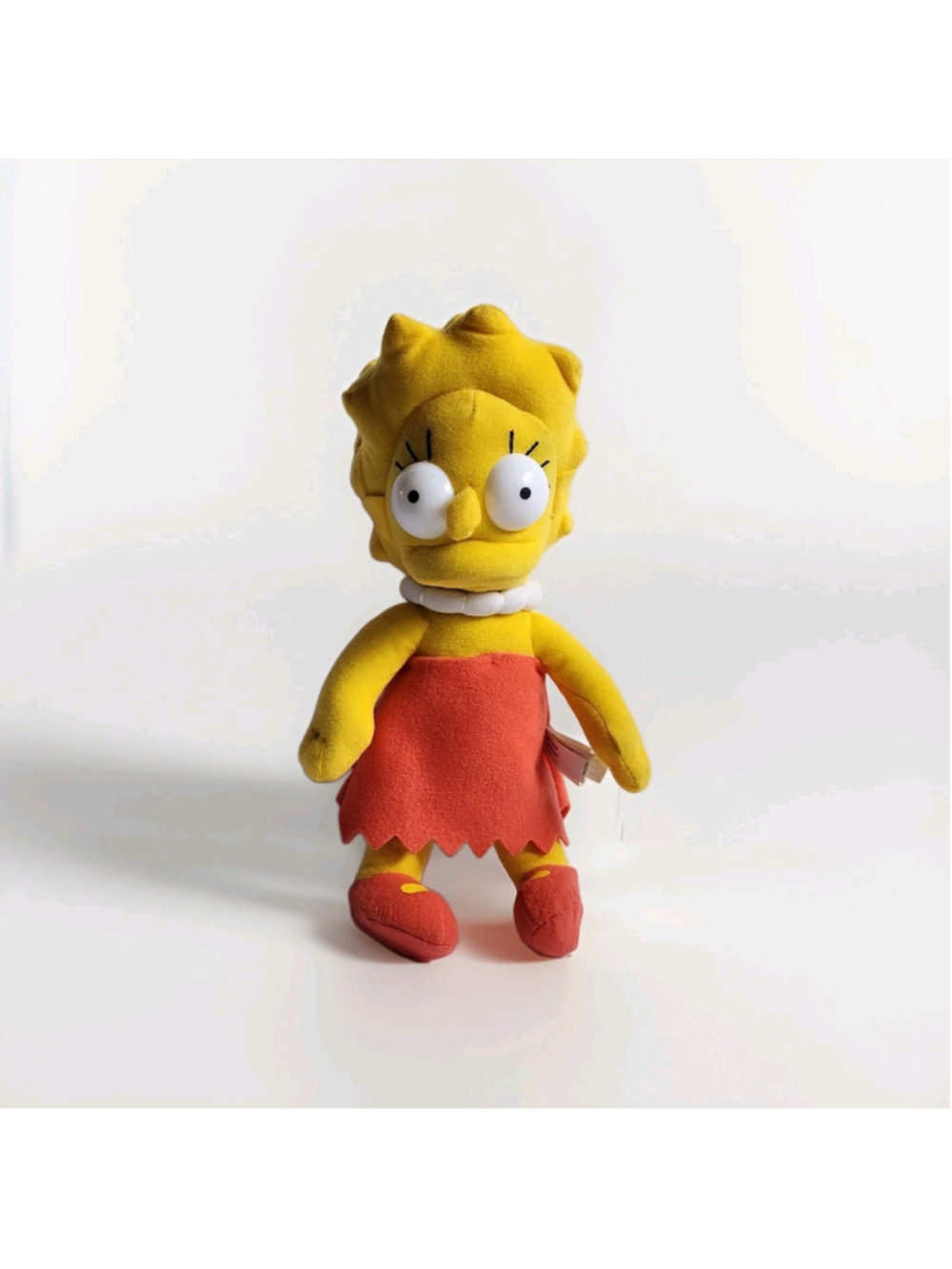 The Simpsons Lisa Simpson 9" Plush Toy Doll Red Dress Toy Factory Official